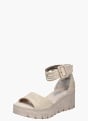 Rieker Damen Keilsandaletten Beige 137352 2