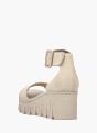 Rieker Damen Keilsandaletten Beige 137352 3