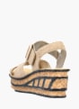 Rieker Damen Keilsandaletten Beige 137353 2