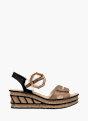 Rieker Damen Keilsandaletten Beige 137355 1