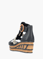 Rieker Damen Keilsandaletten Schwarz 137357 3