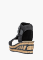 Rieker Damen Keilsandaletten Schwarz 131279 3