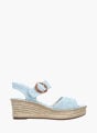 Rieker Damen Keilsandaletten Blau 137360 1