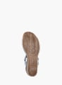 Rieker Damen Keilsandaletten Blau 137360 4