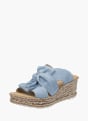 Rieker Damen Pantoletten Blau 137361 2