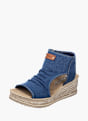 Rieker Damen Keilsandaletten Blau 137363 2