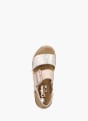Rieker Damen Keilsandaletten Beige 137380 4