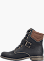 Rieker Damen Schnürstiefel Schwarz 143657 3