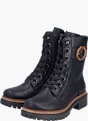 Rieker Damen Schnürstiefel Schwarz 143677 2