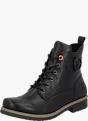 Rieker Damen Schnürstiefel Schwarz 143692 2