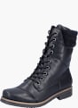Rieker Damen Schnürstiefel Schwarz 143696 3