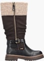 Rieker Damen Hochschaftstiefel Schwarz 143771 1