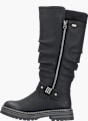 Rieker Damen Hochschaftstiefel Schwarz 143772 3