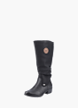 Rieker Damen Hochschaftstiefel Schwarz 137486 2