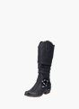 Rieker Damen Hochschaftstiefel Schwarz 137487 2