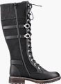 Rieker Damen Hochschaftstiefel Schwarz 131420 3