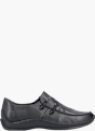 Rieker Damen Slipper Schwarz 141757 1