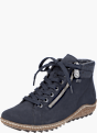 Rieker Damen Schnürstiefel Blau 141770 2