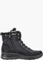 Rieker Damen Schnürstiefel Schwarz 136078 3