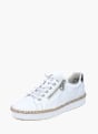 Rieker Damen Slipper Weiß 136107 2