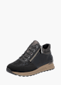 Rieker Damen Schnürschuhe Schwarz 136196 2