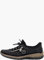 Rieker Damen Slipper Schwarz 141861 3