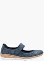 Rieker Damen Slipper Blau 141873 1