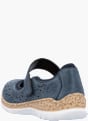 Rieker Damen Slipper Blau 141873 3