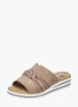 Rieker Damen Pantoletten Beige 136368 2