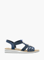 Rieker Damen Keilsandaletten Blau 136374 1