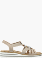 Rieker Damen Keilsandaletten Beige 141946 1