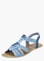 Rieker Damen Riemchensandalen Blau 136376 2