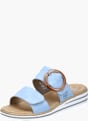 Rieker Damen Pantoletten Blau 141947 1