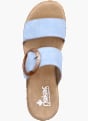 Rieker Damen Pantoletten Blau 141947 3