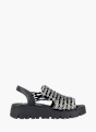 Rieker Damen Keilsandaletten Schwarz 136380 1