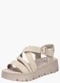 Rieker Damen Riemchensandalen Beige 136382 2