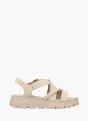 Rieker Damen Riemchensandalen Beige 136382 3