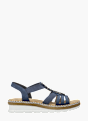 Rieker Damen Keilsandaletten Blau 141948 1