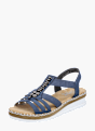 Rieker Damen Keilsandaletten Blau 141948 2
