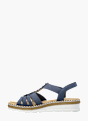 Rieker Damen Keilsandaletten Blau 141948 3