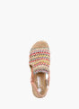 Rieker Damen Keilsandaletten Multicolor 136384 3