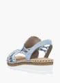 Rieker Damen Keilsandaletten Blau 136385 3