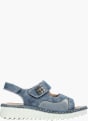 Rieker Damen Keilsandaletten Blau 141949 1