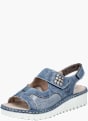 Rieker Damen Keilsandaletten Blau 141949 2