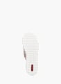 Rieker Damen Pantoletten Beige 136391 4