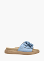 Rieker Damen Pantoletten Blau 136394 1