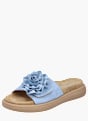 Rieker Damen Pantoletten Blau 136394 2