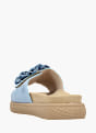 Rieker Damen Pantoletten Blau 136394 3