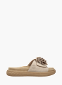 Rieker Damen Pantoletten Beige 136396 1