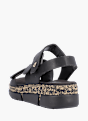 Rieker Damen Riemchensandalen Schwarz 136411 3